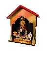 Tirupati Balaji Idol with Decorative Wooden Mandir