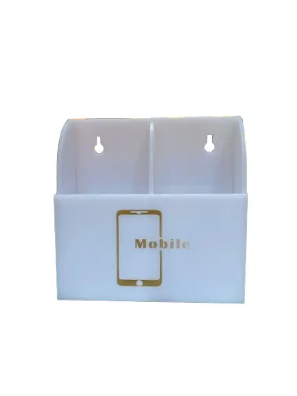 Wall Mount Mobile Holder Stand – Acrylic Multipurpose Organizer